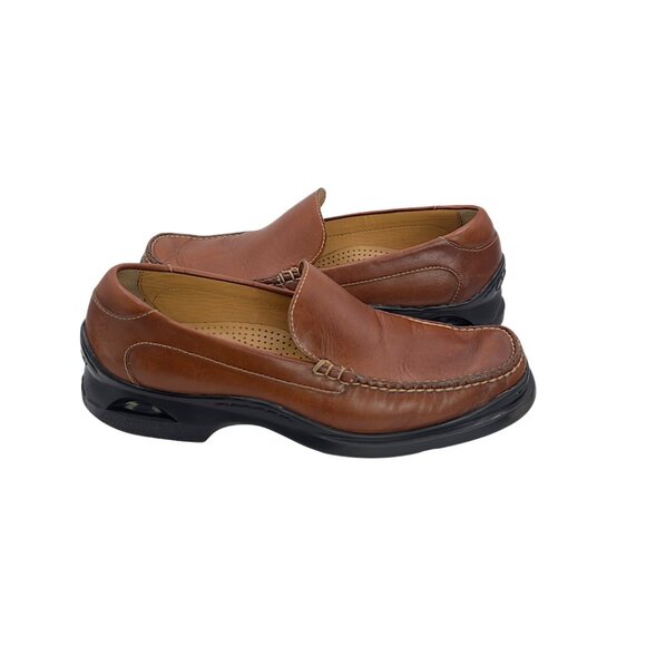 Cole Haan Men’s Brown Leather Slip-On Loafers w/ Nike Air Technology – Size 8M - Picture 2 of 11